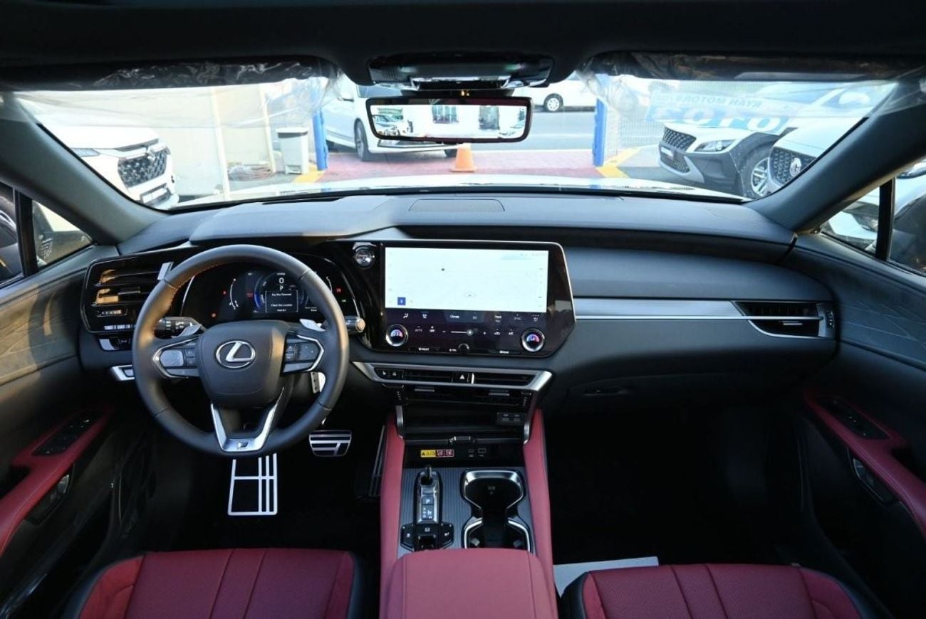 لكزس RX 500h Lexus RX500h F-Sport 2.4L, In-line 4-cylinder Turbo Hybrid, AWD, CUV Model 2025, Color Black
