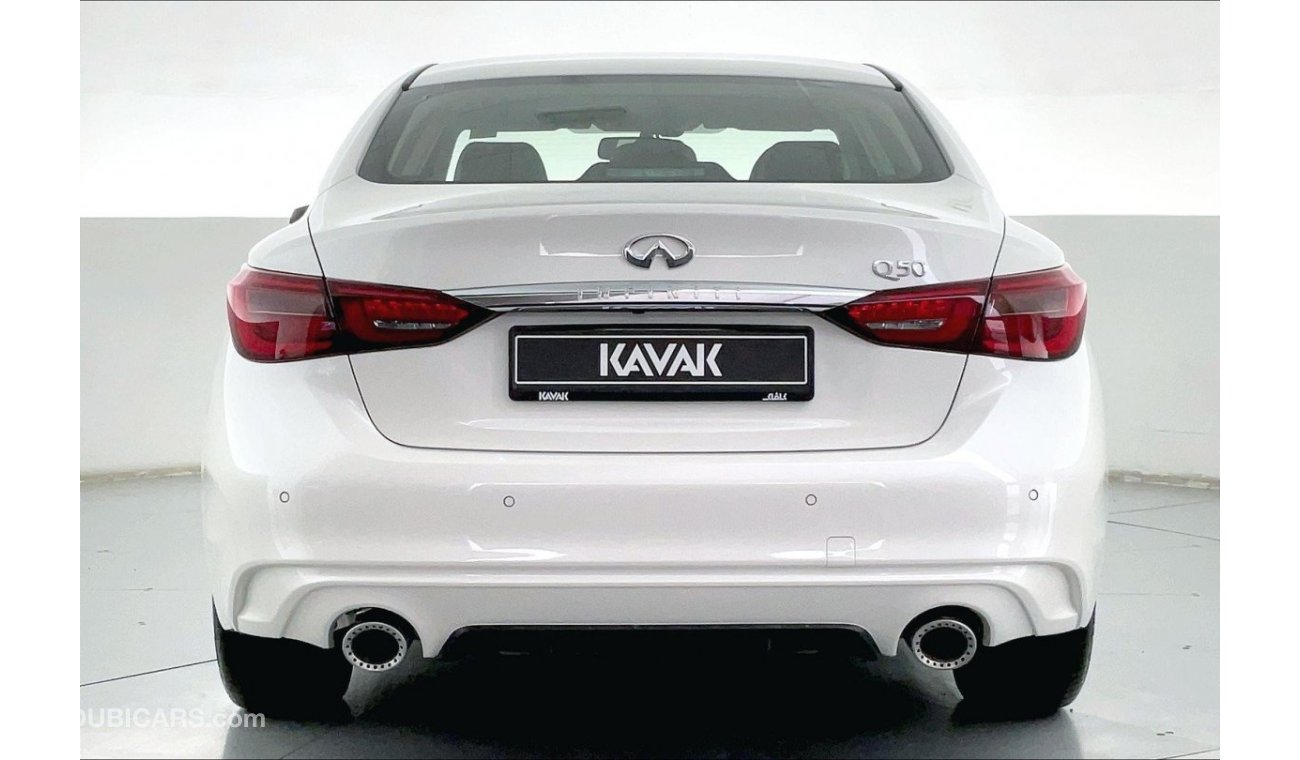 إنفينيتي Q50 Premium / Luxe | سنة ضمان مجانية | نسبة التمويل 1.99% | خالية من أضرار الفيضانات