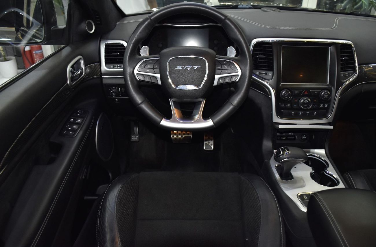 Jeep Grand Cherokee EXCELLENT DEAL for our Jeep Grand Cherokee SRT ( 2015 Model ) in Grey Color GCC Specs