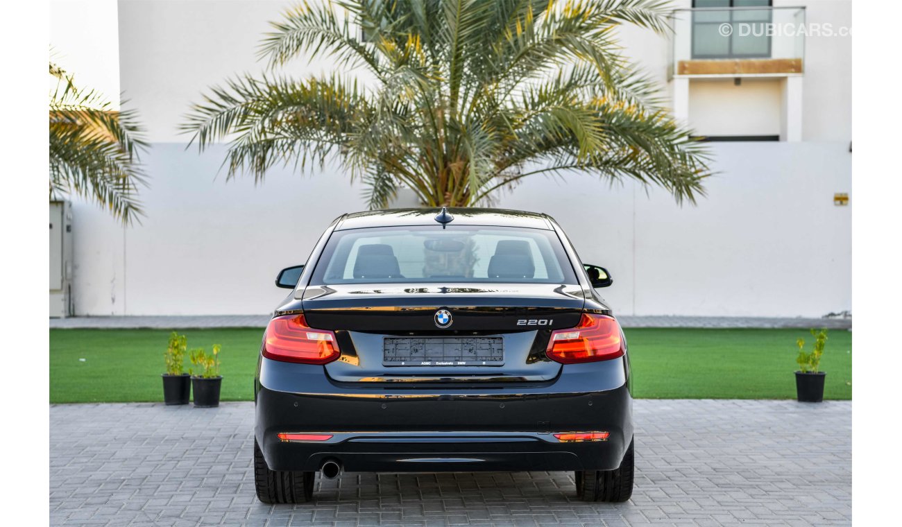 BMW 220i Under Agency Warranty! - AED 1,742 P.M. AT 0% DOWNPAYMENT