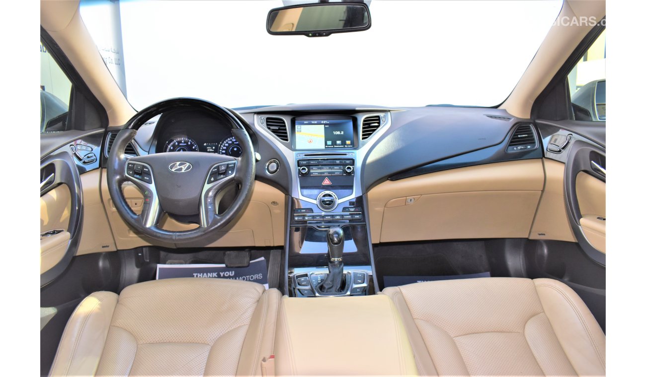 Hyundai Azera AED 1173 PM | 0% DP | 2.4L FULL OPTION GCC WARRANTY