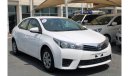 Toyota Corolla SE ACCIDENTS FREE - GCC - ENGINE 1600 CC - CAR IS IN PERFECT CONDITION INSIDE OUT