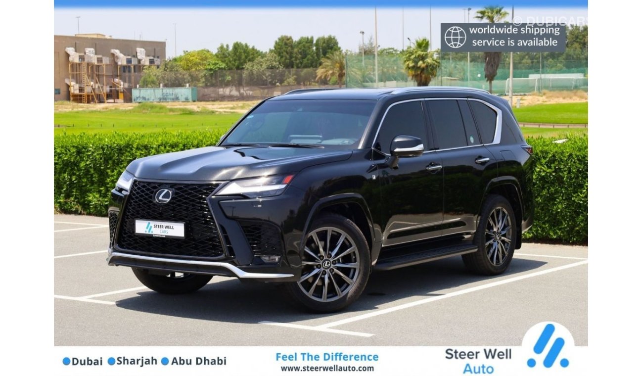 Lexus LX 600 F-Sport | 3.5L V6 4X4 | 5 Year International Warranty | GCC Specs