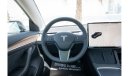 تيسلا موديل 3 Tesla Model 3 Long Range  GCC 2021 Auto Pilot Under Warranty