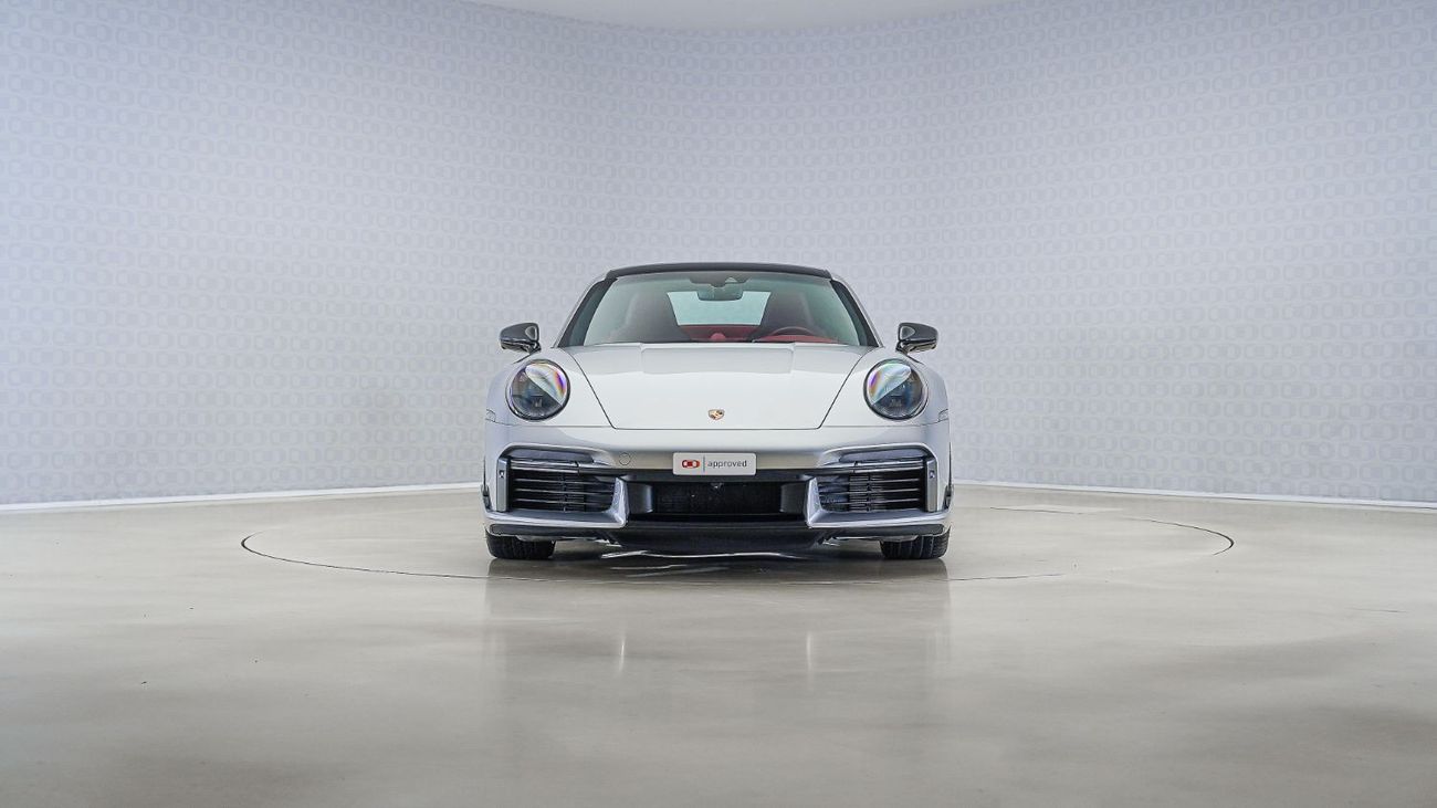 Porsche 911 Turbo 3.8L (580 HP) Coupe | AED 10,633 PM | Warranty March 2026 | GCC