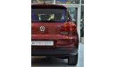 فولكس واجن تيجوان EXCELLENT DEAL for our Volkswagen Tiguan 2.0 TSi 4Motion 2012 Model!! in Red Color! GCC Specs