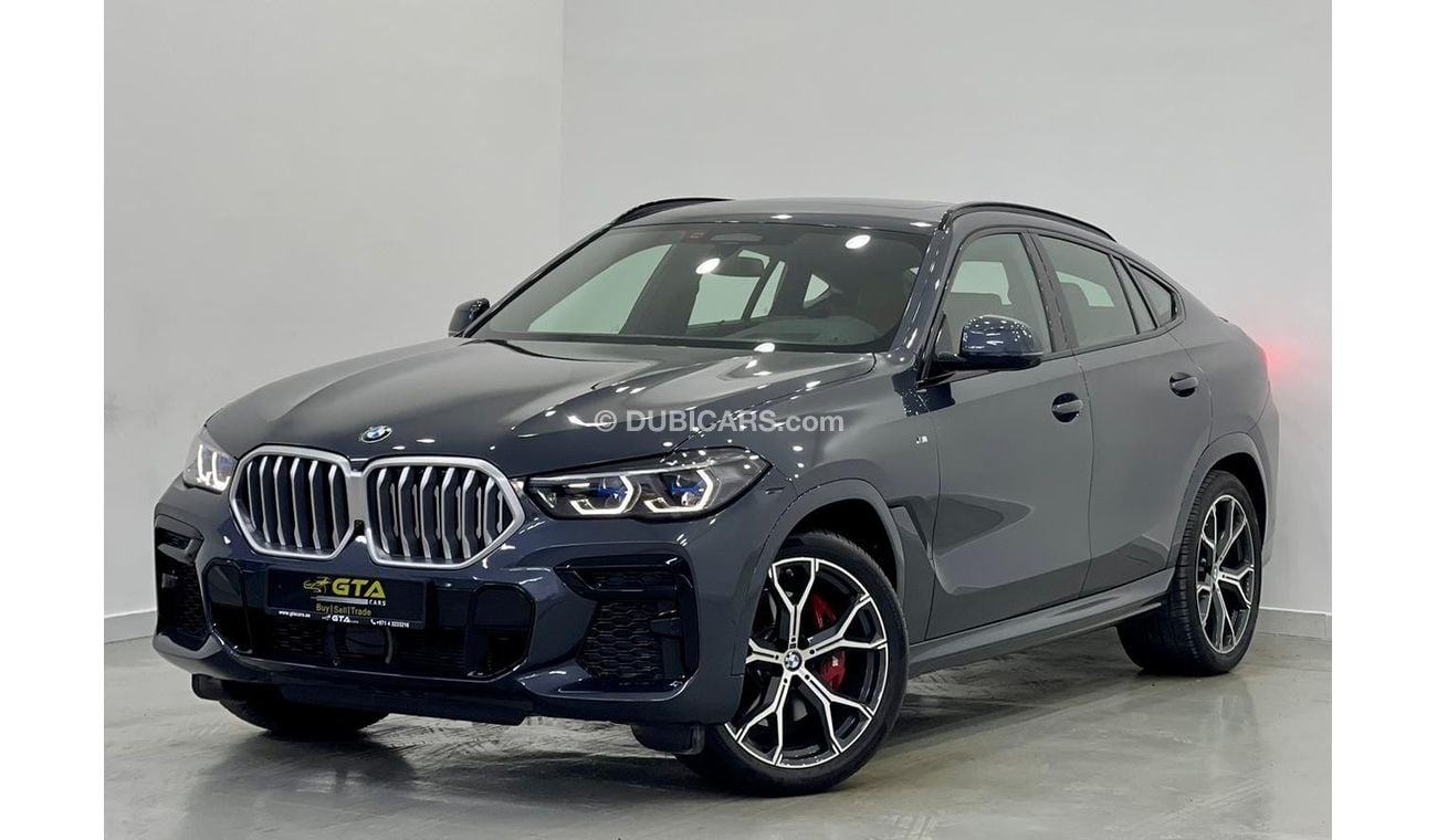 BMW X6 xDrive40i Luxury M Sport Package 2022 BMW X6 40i M Sport, BMW Warranty + Service Package, Very Low K
