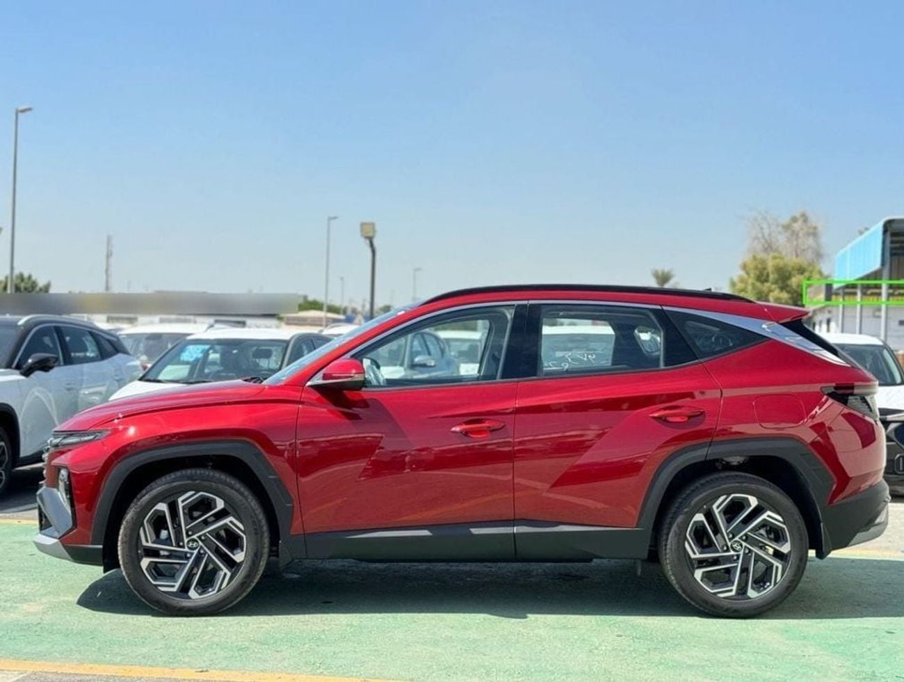 هيونداي توسون PREMIUM PLUS HYUNDAI TUCSON 1.6T - 2025 MODEL - RED COLOR
