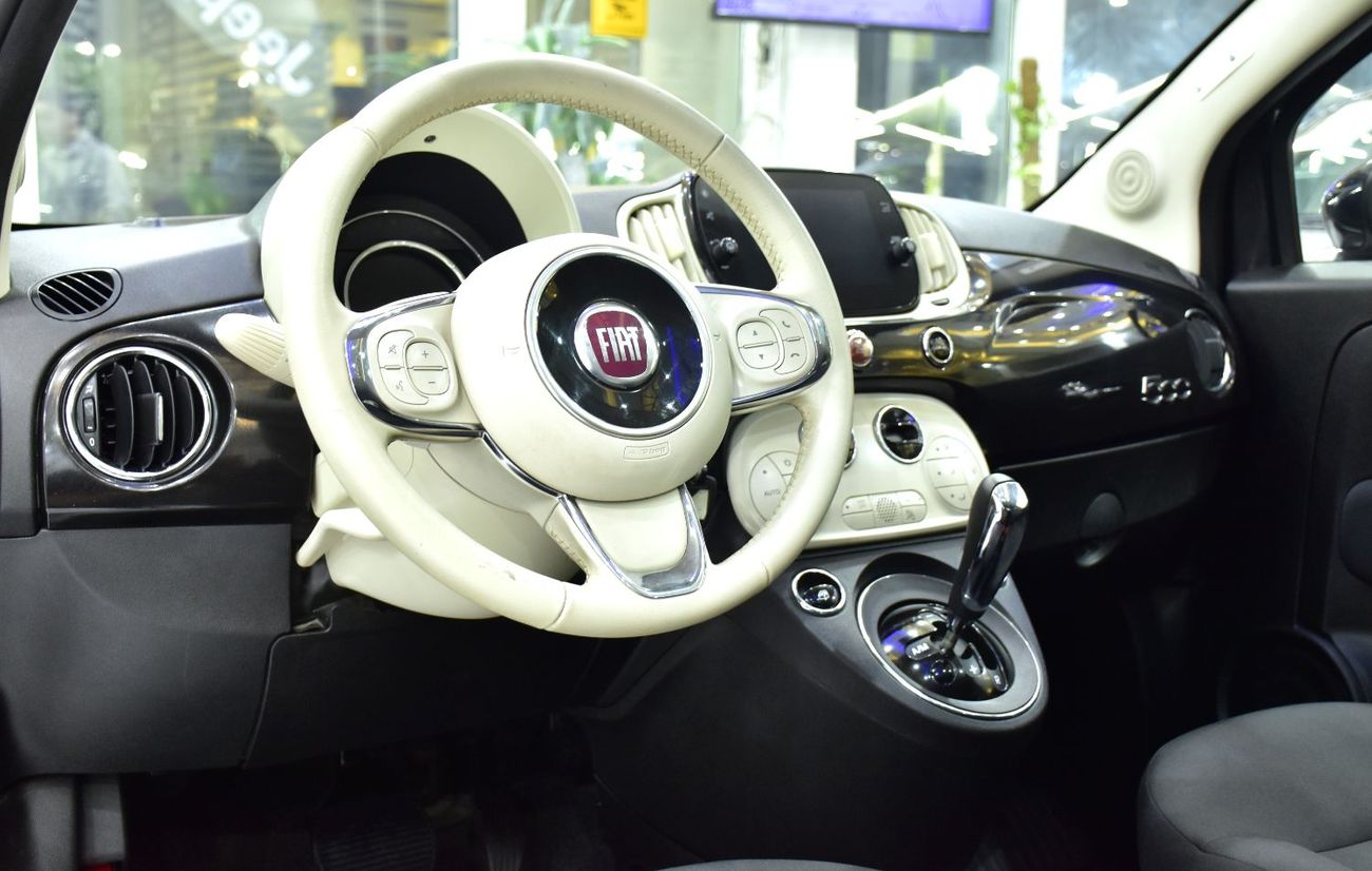 فيات 500 EXCELLENT DEAL for our Fiat 500 Dolcevita ( 2023 Model ) in Black Color GCC Specs