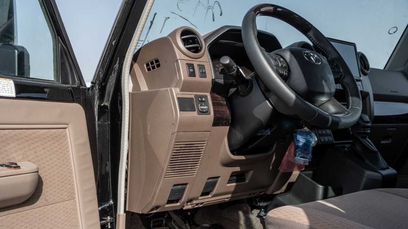 Toyota Land Cruiser 70 2026 Toyota Land Cruiser LC76 4.0L AT Petrol (Black-Brown) Mid Option
