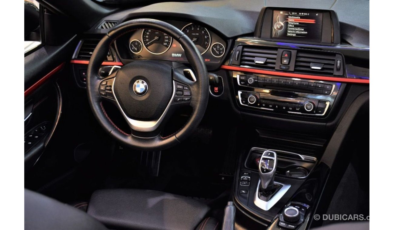 بي أم دبليو 420 ( WITH SERVICE CONTRACT AGMC ) " With Warranty " AMAZING BMW 420i 2016 Model!! in Black Color! GCC S