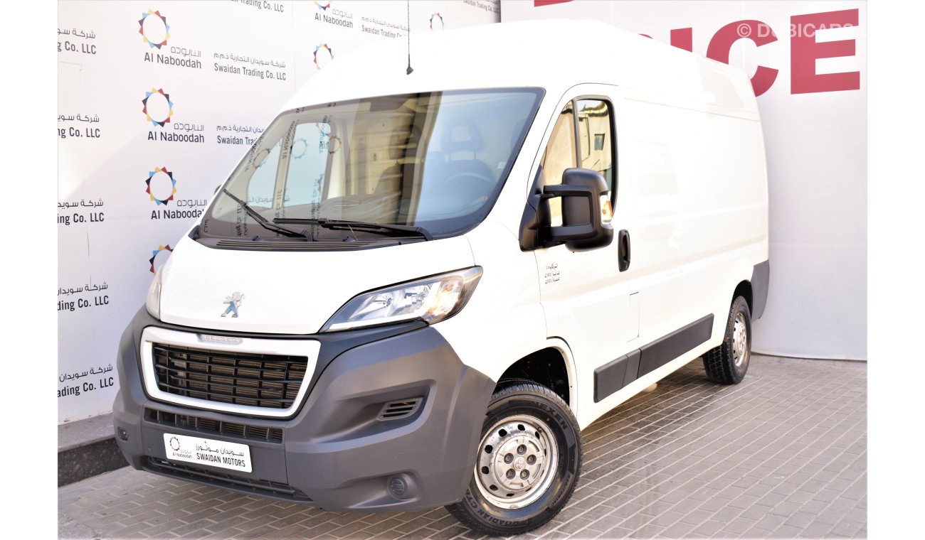 Peugeot Boxer 2.2L L2 H2 MANUAL DIESEL 2017 GCC SPECS AGENCY WARRANTY