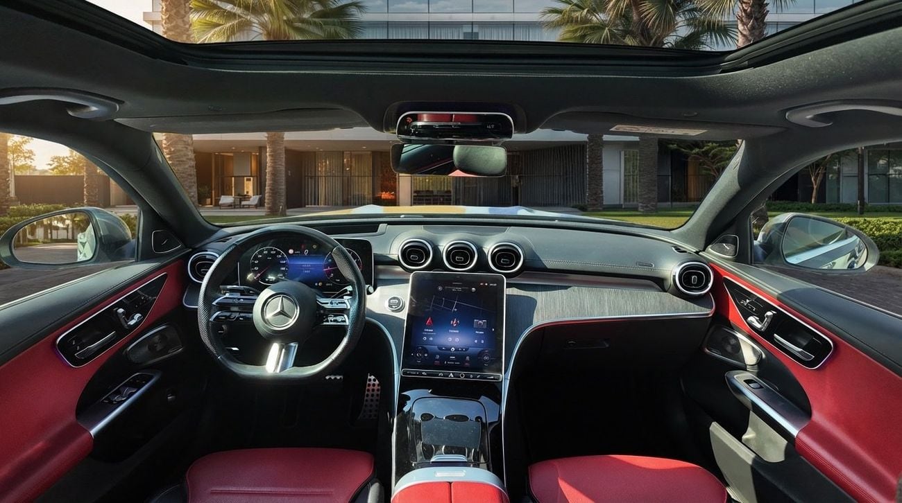 مرسيدس بنز C 200 L Premium 2.0L | Complete Service History | Zero Downpayment Support