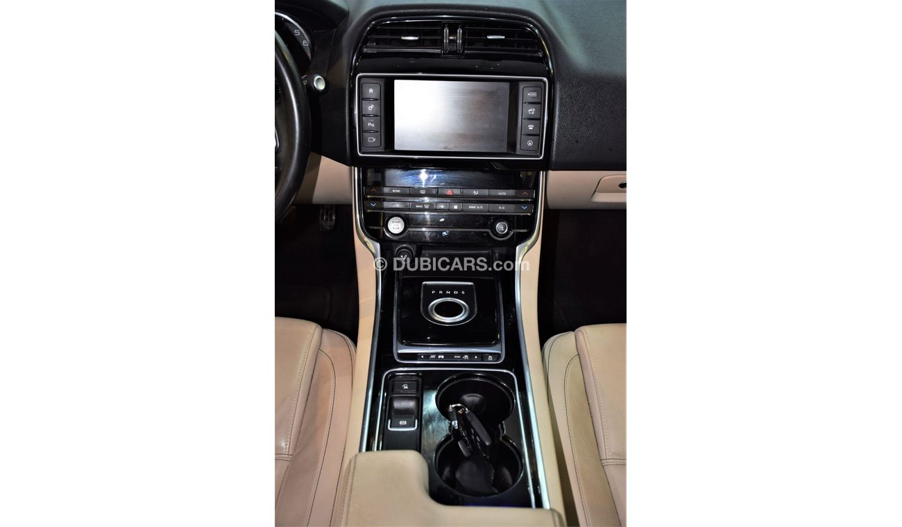 Jaguar XE ORIGINAL PAINT ( صبغ وكاله ) Jaguar XE 20t 2016 Model!! in Red Color! GCC Specs
