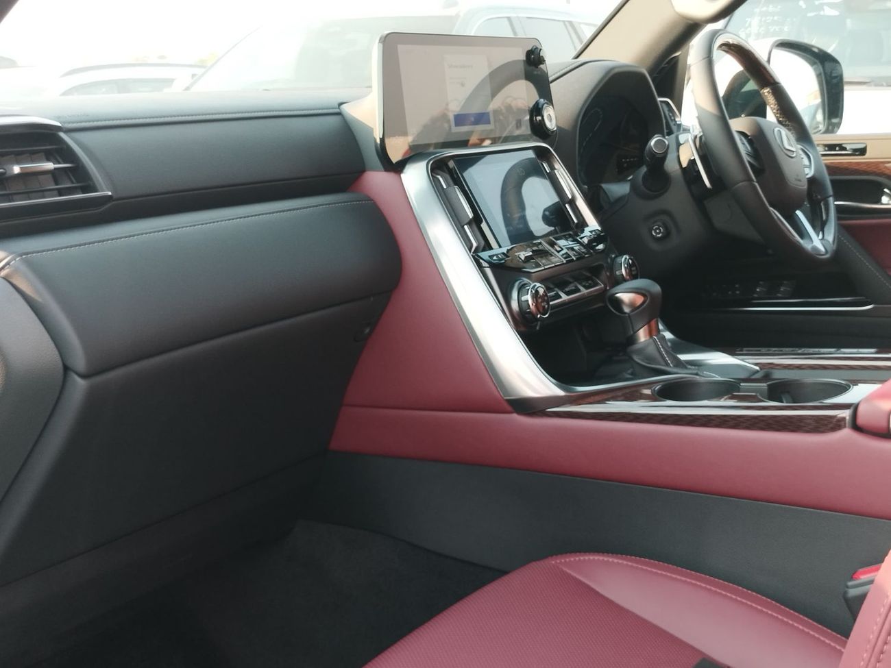 Lexus LX 600 Lexus Lx600 RHD white colour exterior and red interior petrol engine 2025 brand new