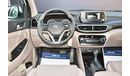 Hyundai Tucson AED 1169 PM | 2.4L GDI AWD GCC DEALER WARRANTY