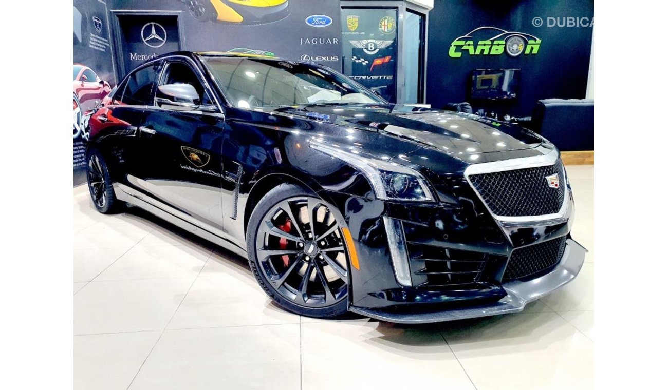 Cadillac CTS V BLACK EDITION 680HP - 2017 - GCC - UNDER WARRANTY - ( 3,200 ) AED PER MONTH