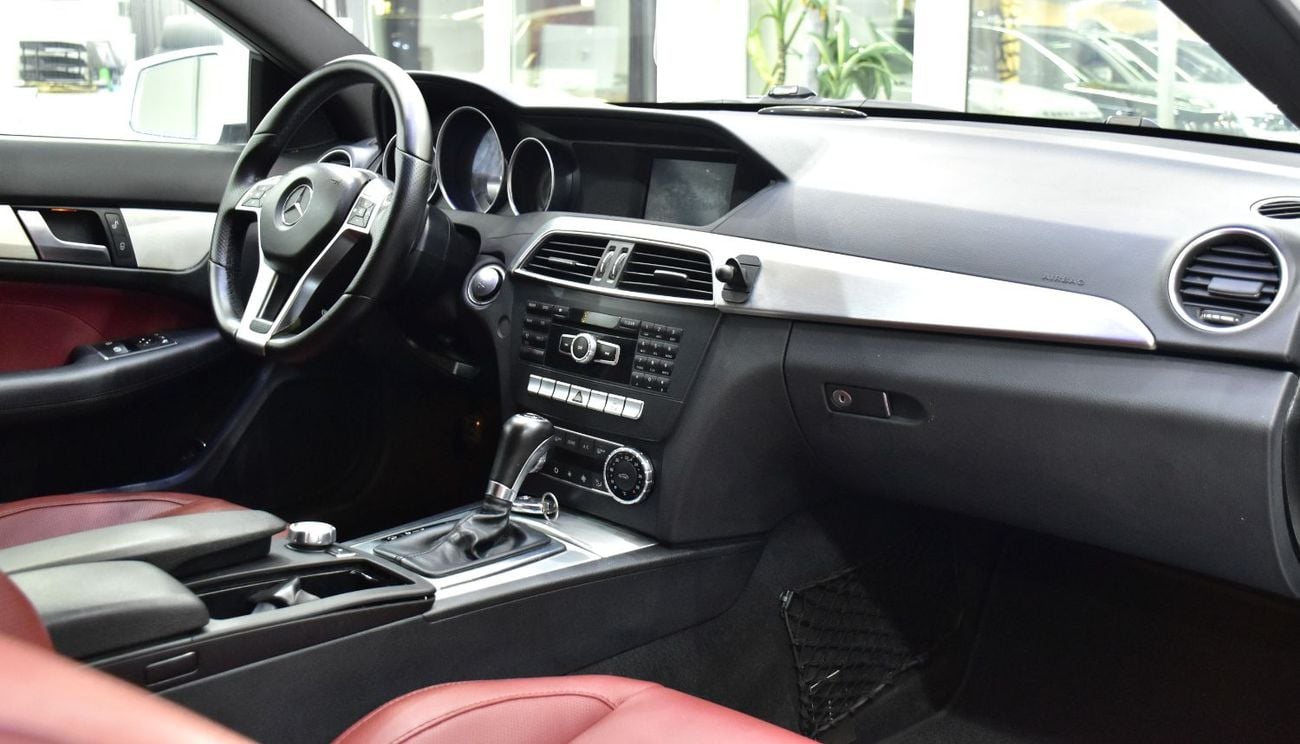 Mercedes Benz C250 CGI EXCELLENT DEAL for our Mercedes Benz C250 Coupe ( 2015 Model ) in White Color GCC Specs