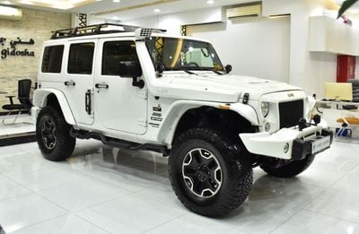 Jeep Wrangler EXCELLENT DEAL for our Jeep Wrangler Unlimited Sport ( 2014 Model ) in White Color GCC Specs