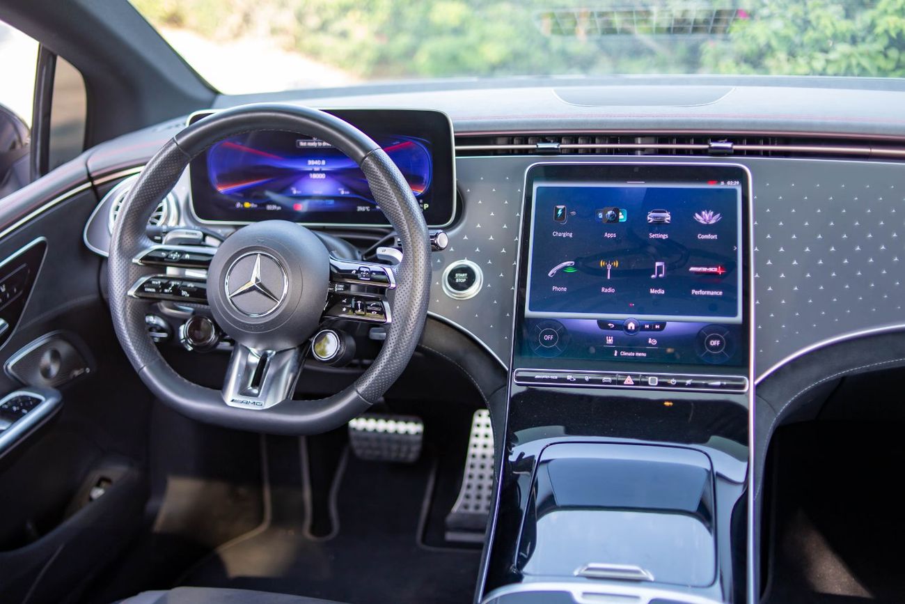 مرسيدس بنز EQE 43 2023 Mercedes-AMG EQE 43 4MATIC — 15,000 km only Fully electric luxury-performance sedan. Dual-motor