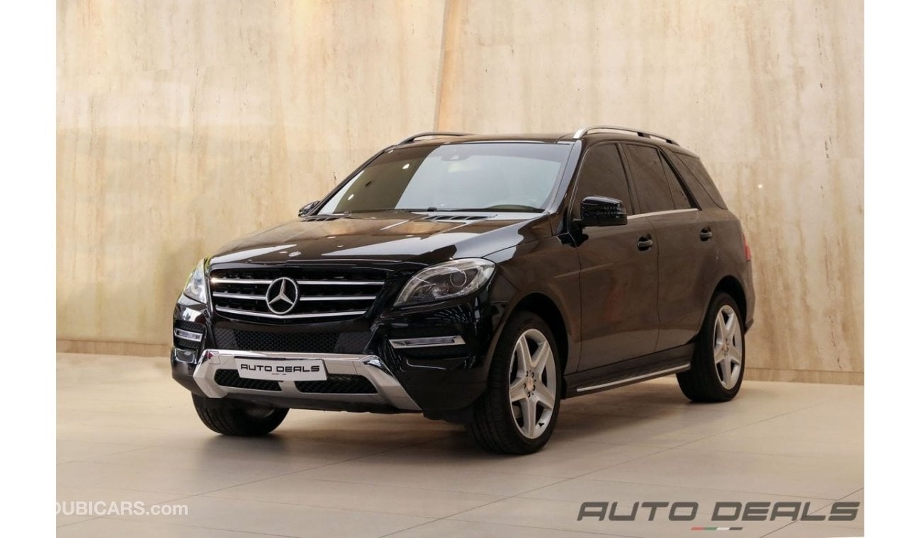 Mercedes-Benz ML 350 Std 4 Matic Blue Efficiency | 2013 - GCC - Perfect Condition - Service History Available | 3.5L V6