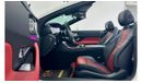 Mercedes-Benz E300 2018 Mercedes Benz E300 AMG Cabriolet, Full Service History, Warranty, GCC