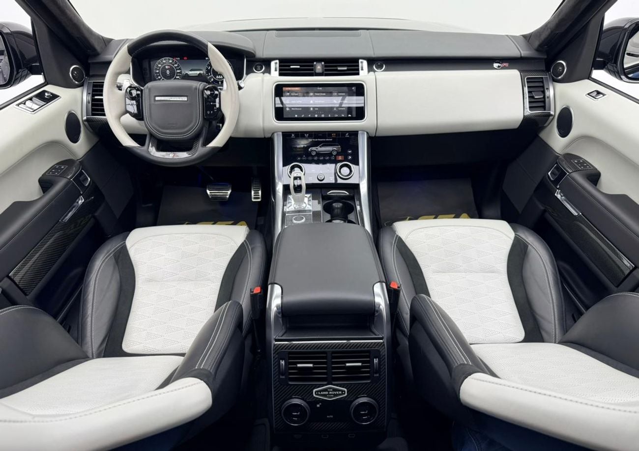 Land Rover Range Rover Sport 2022 Range Rover Sport SVR Carbon Edition, 2028 RR Warranty, Full RR Service History, Low Km, GCC