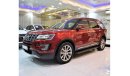 Ford Explorer EXCELLENT DEAL for our FORD Explorer LIMITED 4WD 2017 Model!! in Red Color! GCC Specs