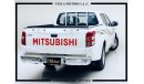 Mitsubishi L200 L200  + CD + DOUBLE CABIN + 6 SEATS / GCC / 2018 / UNLIMITED MILEAGE WARRANTY  / 599 DHS P.M.
