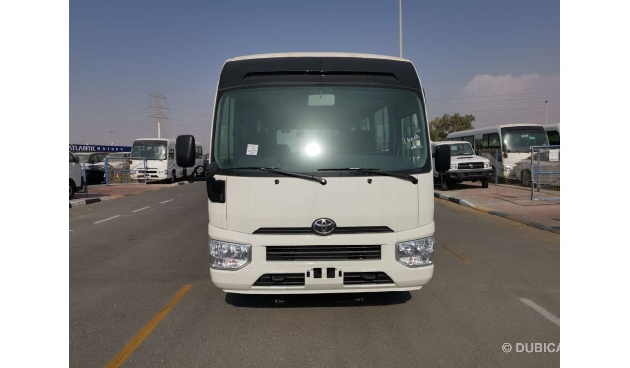 تويوتا كوستر Coaster 4.2L Diesel 22 Seats | Fridge + Auto Door + Rear Storage | 22 Seats | Diesel | Export Only