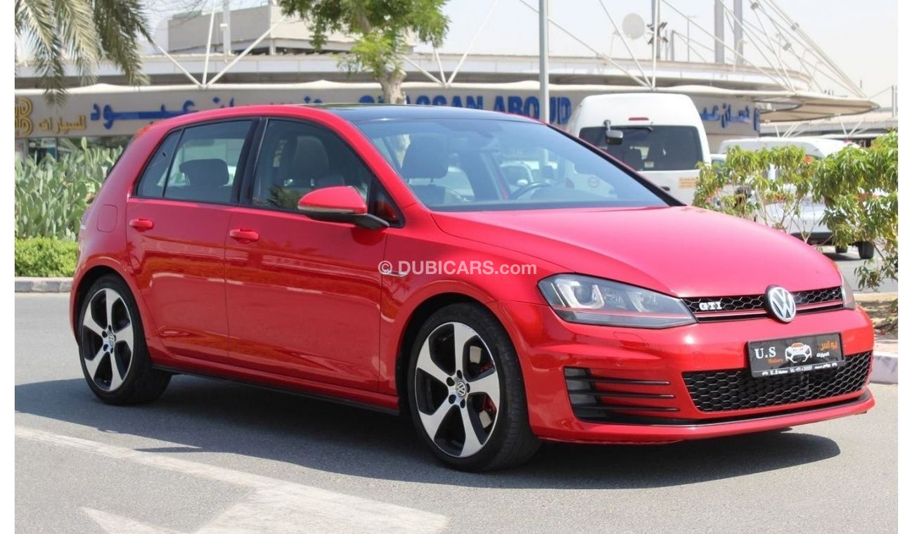Volkswagen Golf GTI FULL OPTION 2016 GCC IN MINT CONDITION