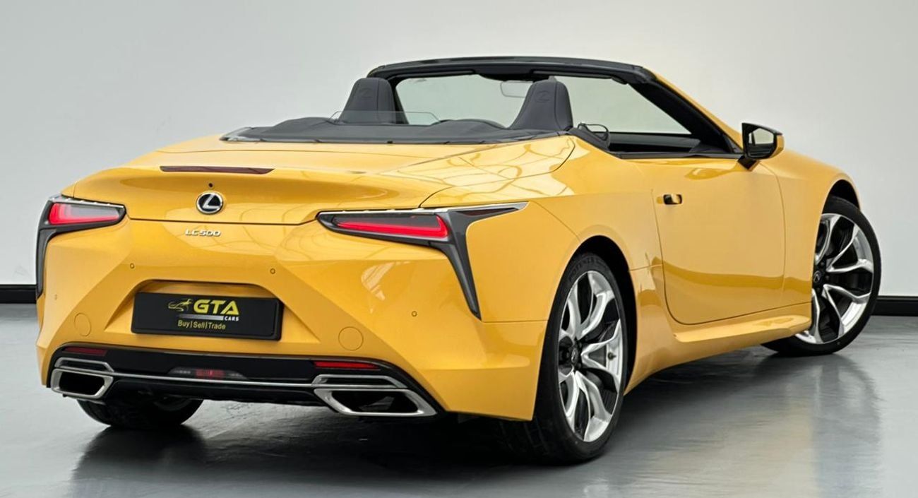 لكزس LC500 كابريوليه 2021 Lexus LC500 Carbon Cabriolet, 1 Year Warranty Unlimited KM, Excellent Condition