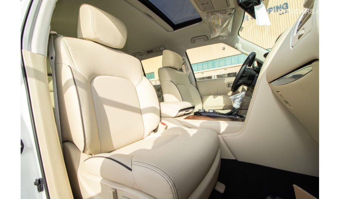 نيسان باترول LE 5.6L V8 with Dedicated Navigation Screen, Leather Seats and D+P Power Seats