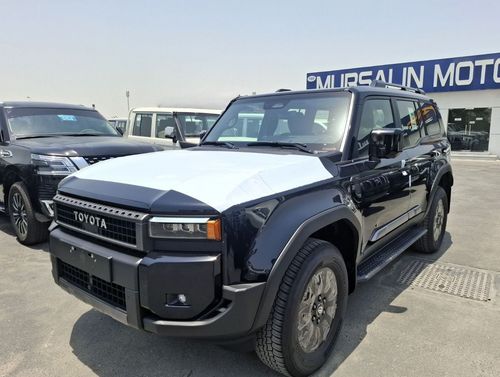 Toyota Prado Toyota Prado Luxury 2.4L 2025 GCC Black inside Brown Petrol Radar (Export Only)