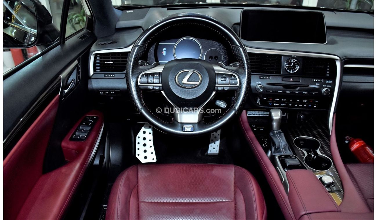 Lexus RX450h EXCELLENT DEAL for our Lexus RX450 F-Sport HYBRID ( 2017 Model ) in Black Color GCC Specs