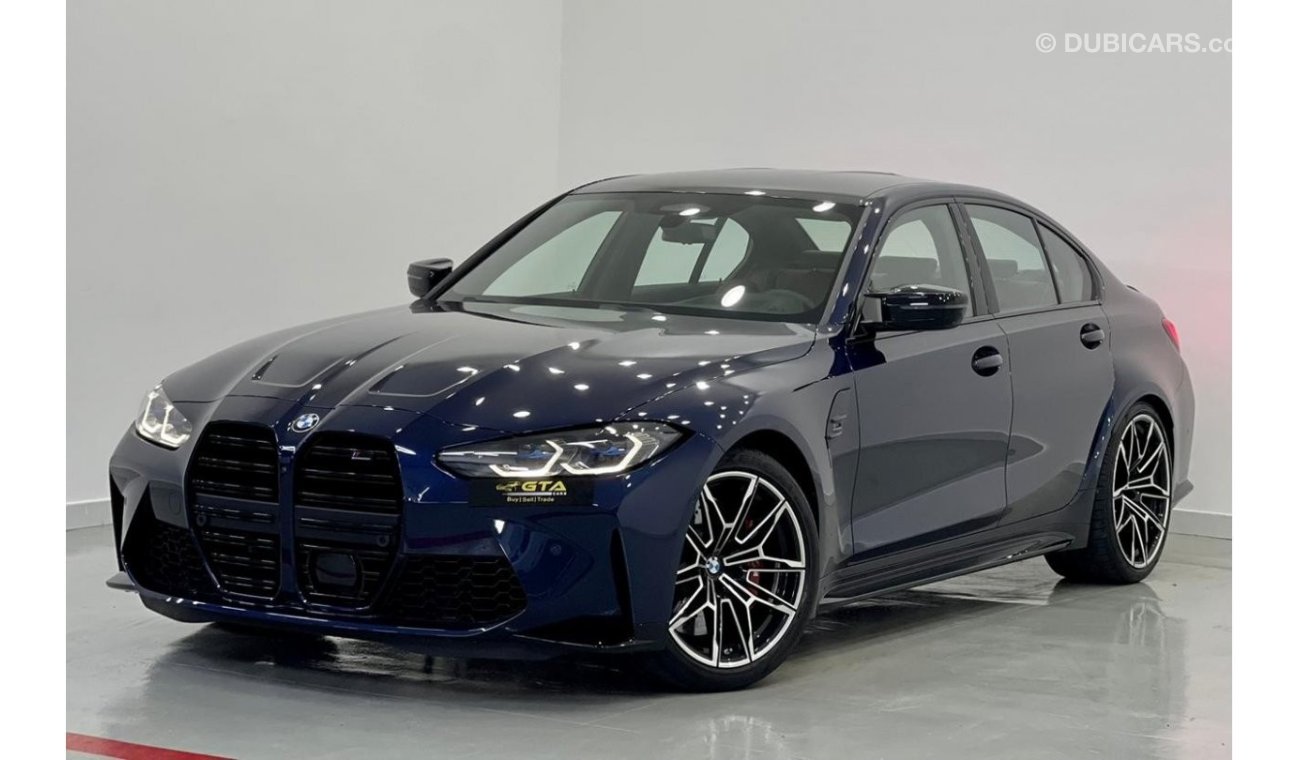 بي أم دبليو M3 2022 BMW M3 Competition, May 2025 BMW AGMC Warranty, Stunning condition, Low Kms, European Spec