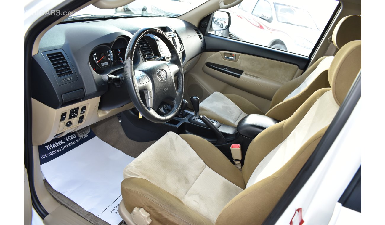 Toyota Fortuner 4.0L GXR V6 2015 GCC DEALER WARRANTY