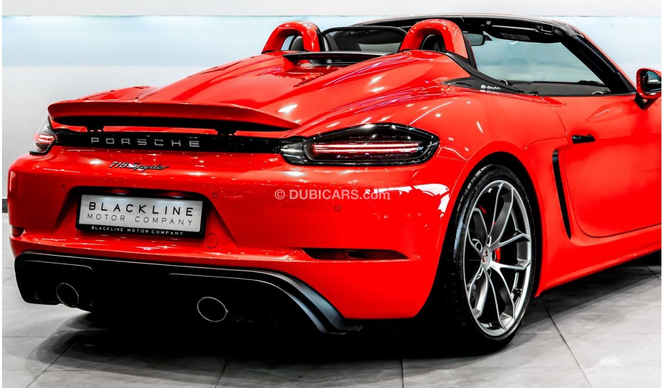 Porsche 718 Boxster 2020 Porsche 718 Spyder, Porsche Warranty + Service Contract, Low km, GCC