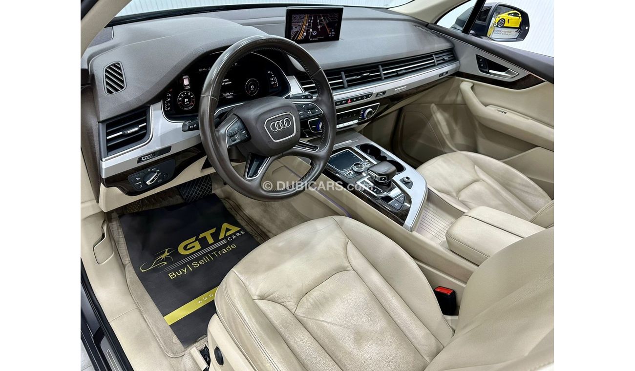 Audi Q7 2018 Audi Q7 Quattro 7 Seater, Warranty, Full Audi Service History, Full Options, Low Kms, GCC