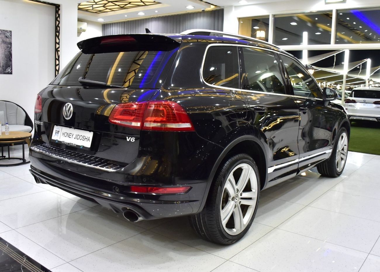 Volkswagen Touareg EXCELLENT DEAL for our Volkswagen Touareg ( 2015 Model ) in Black Color GCC Specs