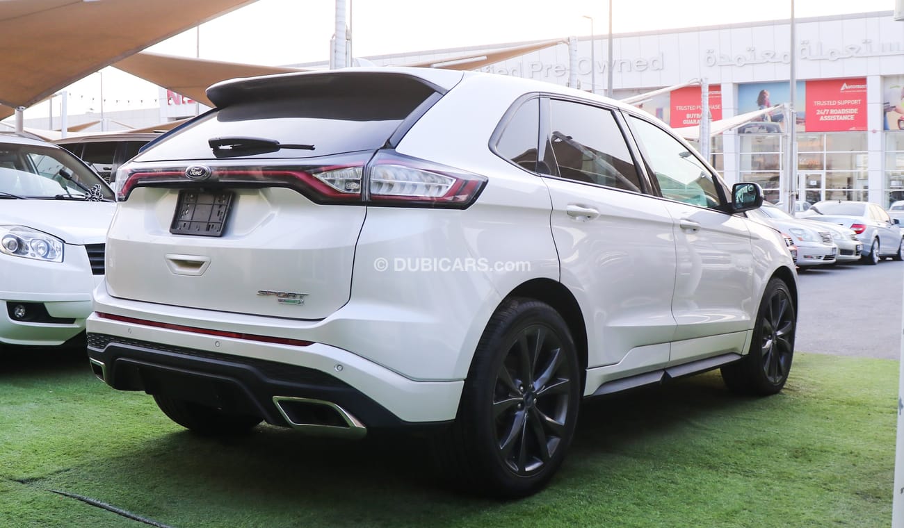 Ford Edge Model 2015, American import, white color, panorama, fingerprint, installed, in excellent condition,
