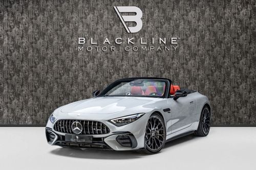 مرسيدس بنز SL 43 AMG رودستر اشترِ الآن، وادفع في عام ٢٠٢٧ | معيار بلاك لاين | ضمان مرسيدس ٢٠٣٠ + عقد خدمة، دول مجلس التعاون الخل