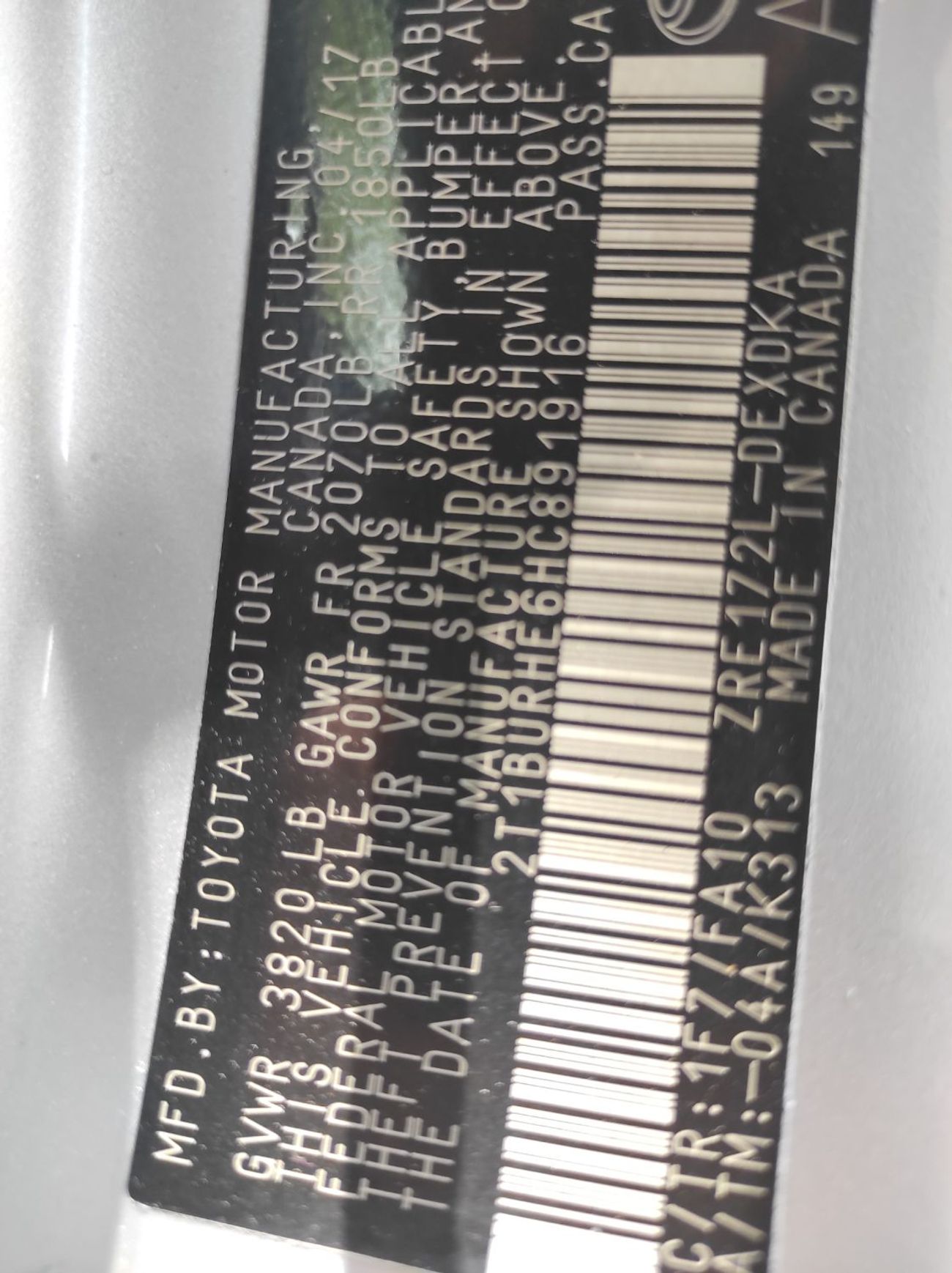 Toyota Corolla GLI 2.0L Toyota Corolla 2017 V4 full automatic