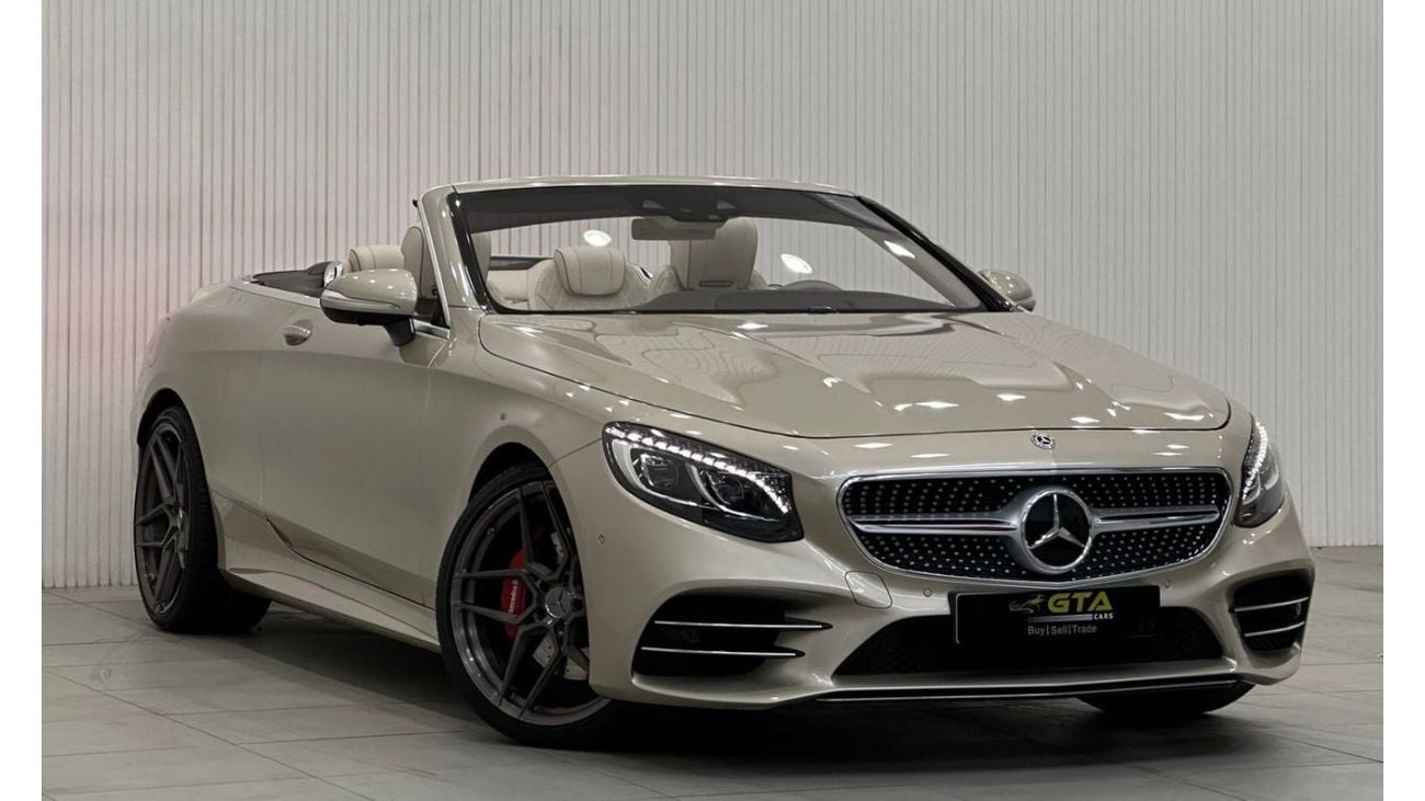 Mercedes-Benz S 560 Std 2019 Mercedes S560 Cabriolet Exclusive Edition,2024 Gargash Warranty + 2025 Gargash Service Cont