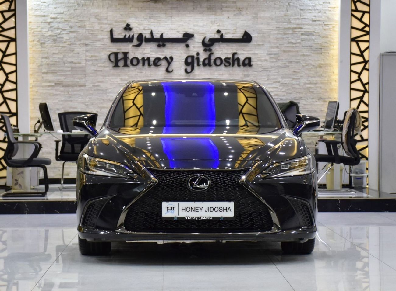 Lexus ES350 EXCELLENT DEAL for our Lexus ES350 F-Sport ( 2023 Model ) in Black Color GCC Specs