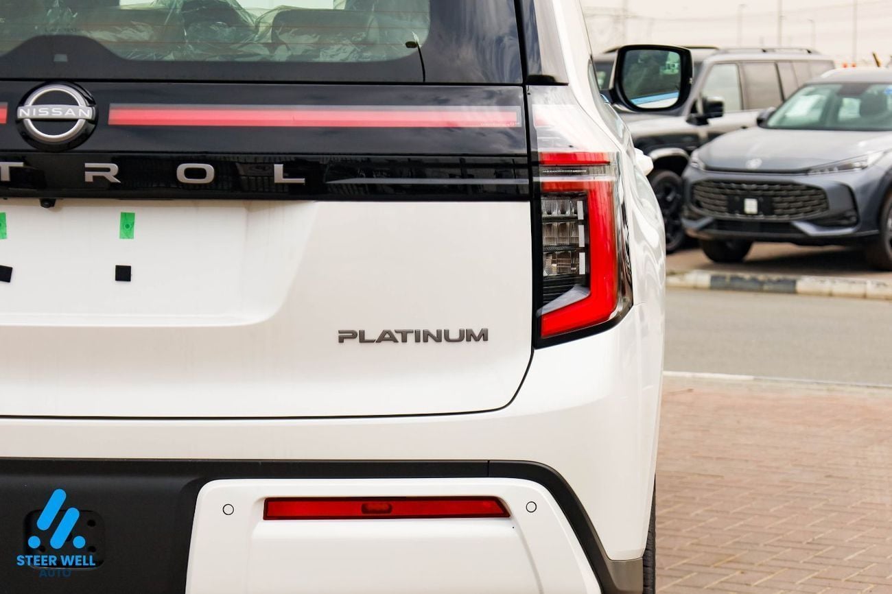 Nissan Patrol LE PLATINUM CITY 2026 | GCC | 3.5L T-T V6 | AWD | 9AT | Tan Interior | Height Control | Export Only