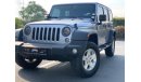 Jeep Wrangler Unlimited Sport GCC With dealership warranty