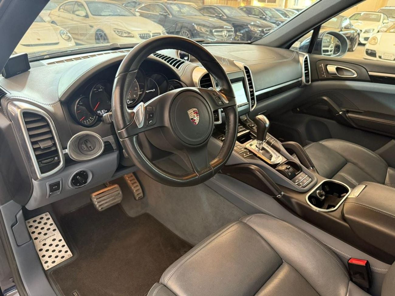 Porsche Cayenne S 4.8L | RARE TITANIUM BLUE INTERIOR | SERVICE HISTORY | SPORTS CHRONO PACKAGE