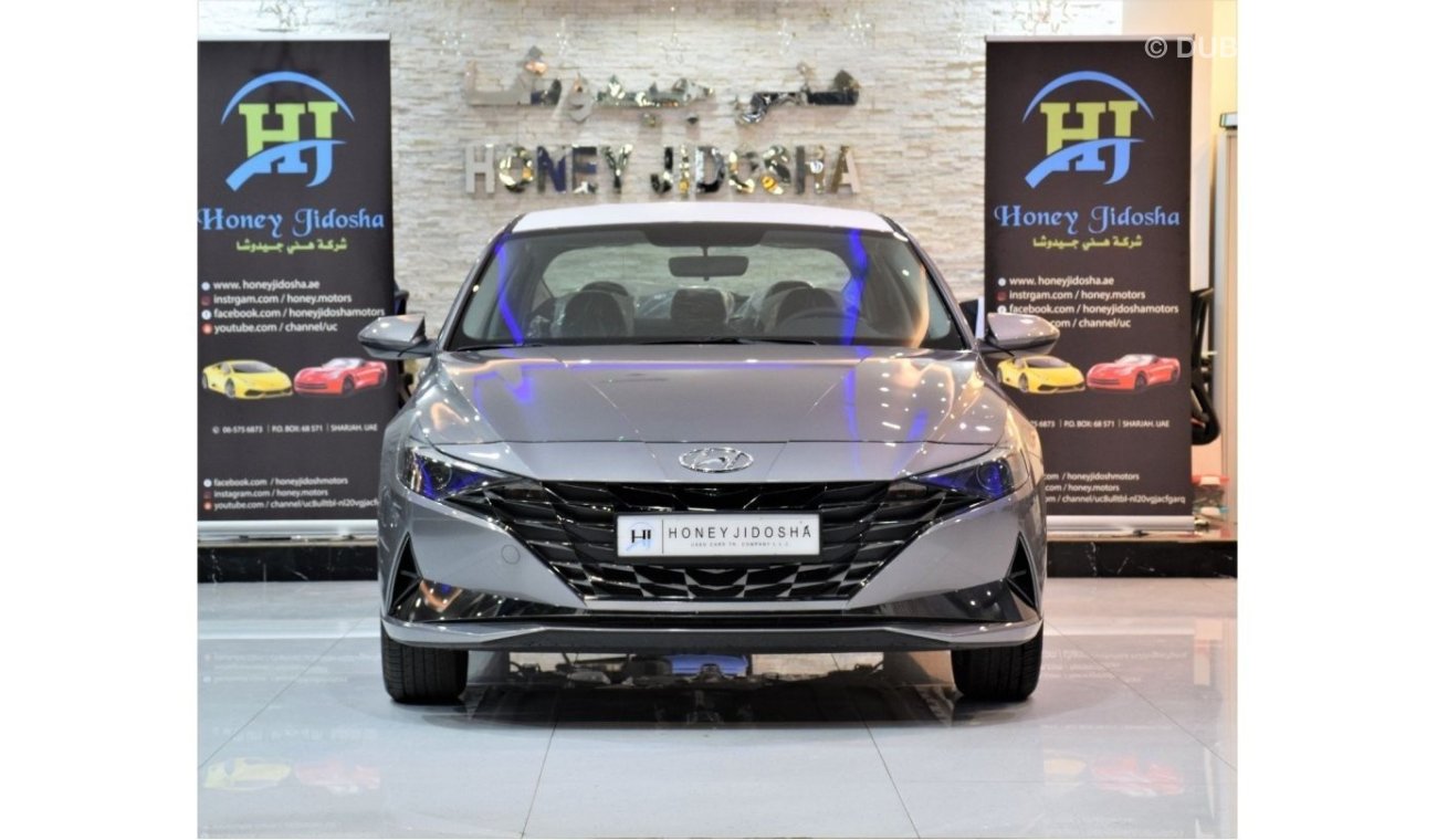 Hyundai Elantra EXCELLENT DEAL for our Hyundai Elantra 1.6L ( 2022 Model! ) in Grey and Other Colors! GCC Specs