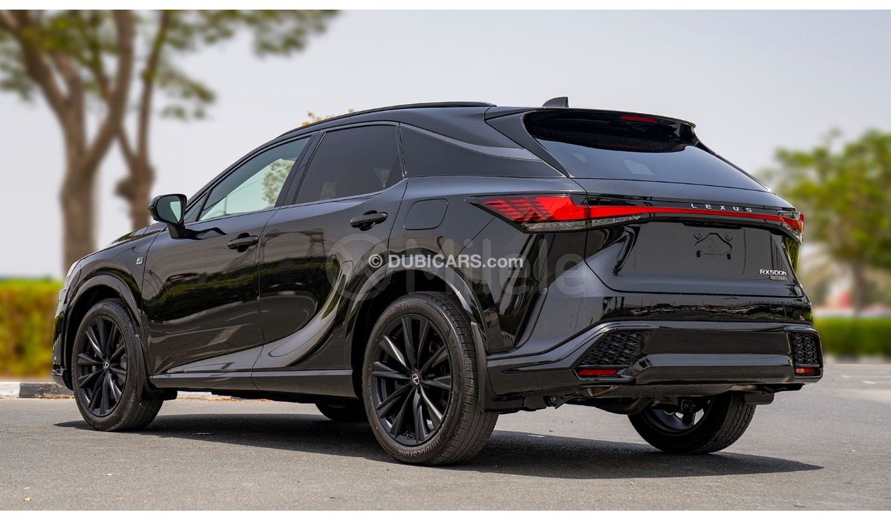 New Lexus RX 500h 2.4L HYBRID - BLACK: F SPORT STYLING, HUD, PANORAMIC ...